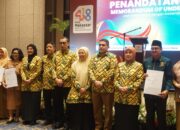 Walikota dan Wawali Makassar Saksikan MoU BAZNAS -Dinsos